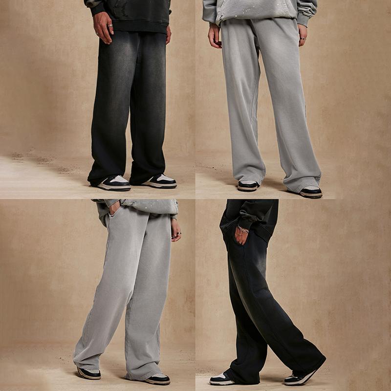 Men's Casual All-Match Gradient Loose Wide-Leg Pants
