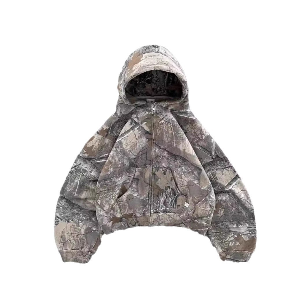 Y2K Vintage Leopard Print Hoodie – Couples Harajuku Hip-Hop Zip & Pullover Sweatshirt, Streetwear Style for Unisex