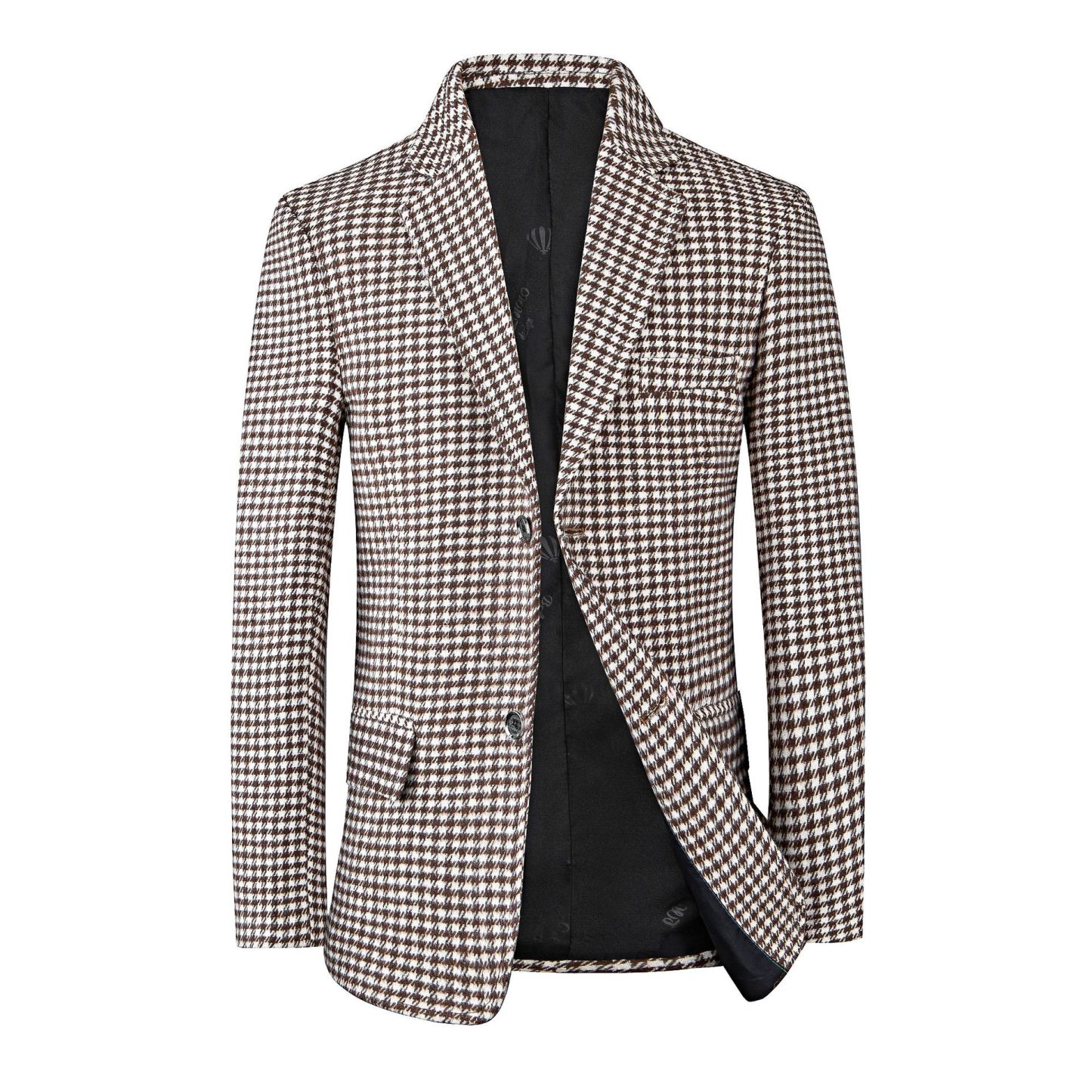 Men’s Casual Plaid Blazer Jacket for Spring and Fall | Slim Fit Stylish Versatile Suit Coat for Business and Leisure