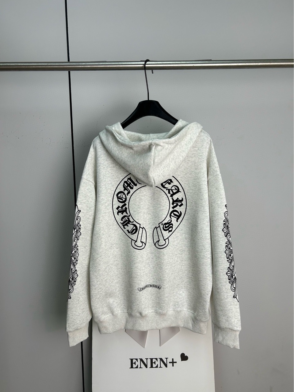 Autumn Winter New Men's Cross Hoodie Zip-Up Cotton Jacket Classic Minimalist Streetwear