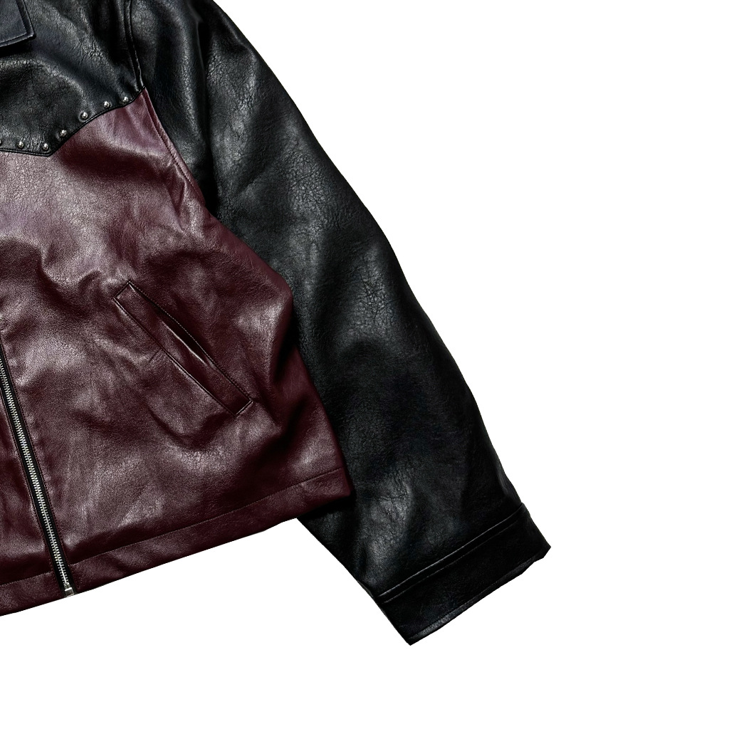 Men's Short Leather Jacket — Vintage Street Style Cropped PU Coat, Fashion Motorcycle Outerwear