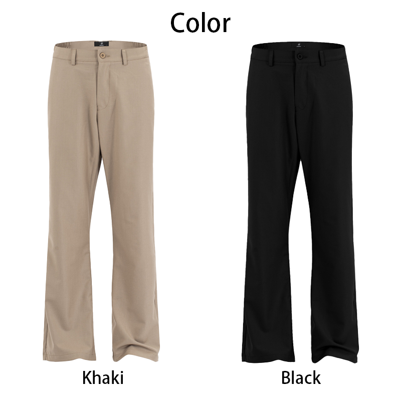 Men's Loose Wide Leg Pants, Casual Flared Pants, Wrinkle-free and Iron-free, Suitable For Daily Commuting and Business Casual Office