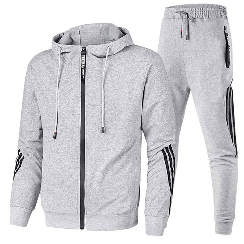 Men's Lightweight Hooded Tracksuit Set - Breathable Casual Sportswear | Street Fitness Jogging Tracksuit