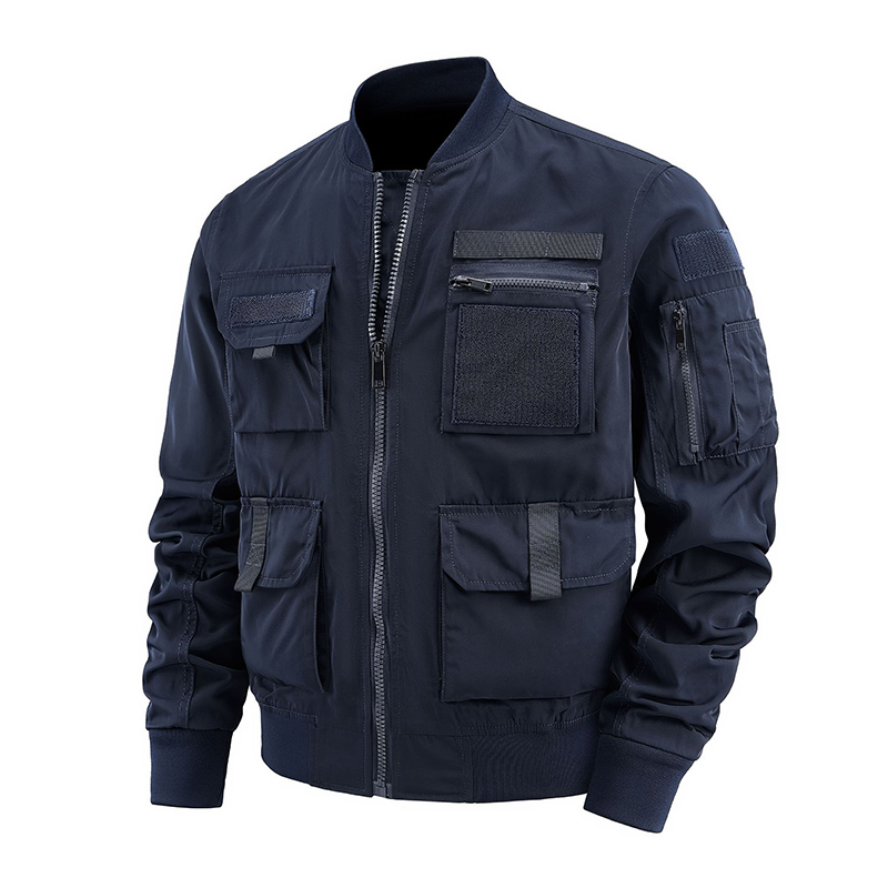 Mens Waterproof Mountain Camping Jacket - Multi-Pocket Outdoor Windbreaker With Hood, Lightweight Hiking Raincoat For Trekking, Travel & Urban Adventure