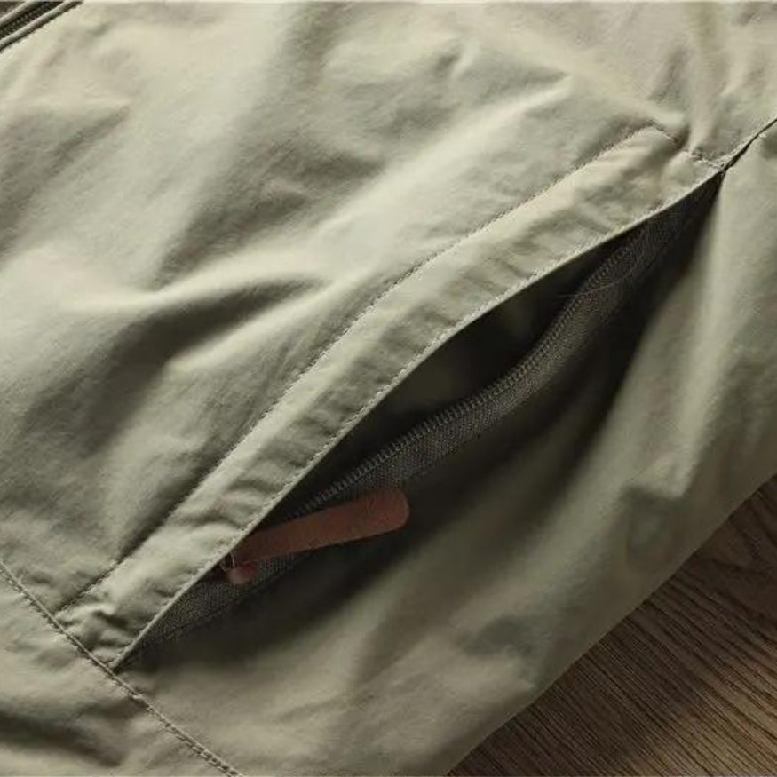 Autumn Fleece Lined Warm Hooded Jacket Men's Coat Waterproof Jacket Outdoor Hiking And Travel Hooded Windbreaker