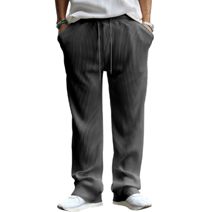 Men's Corduroy Casual Versatile Loose Trousers Cool And Breathable