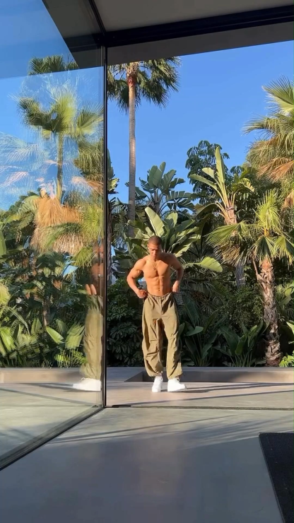 Summer American style paratrooper pants men's thin ice silk casual quick-drying trousers