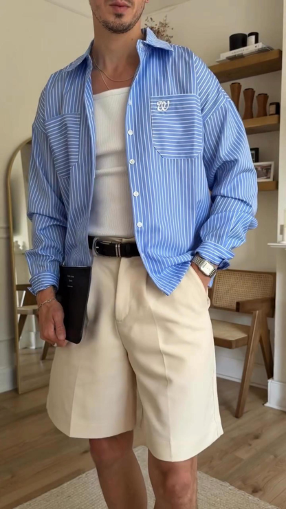 Men's Summer Casual Fashion Suit Shorts