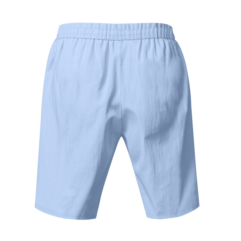 Men's Linen Summer Vacation Beach Shorts