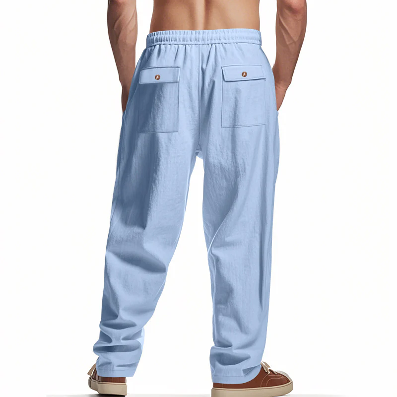 Men's Summer Loose Solid Color Casual Pants
