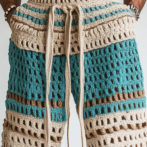 Men's Holiday Braided Beach Shorts