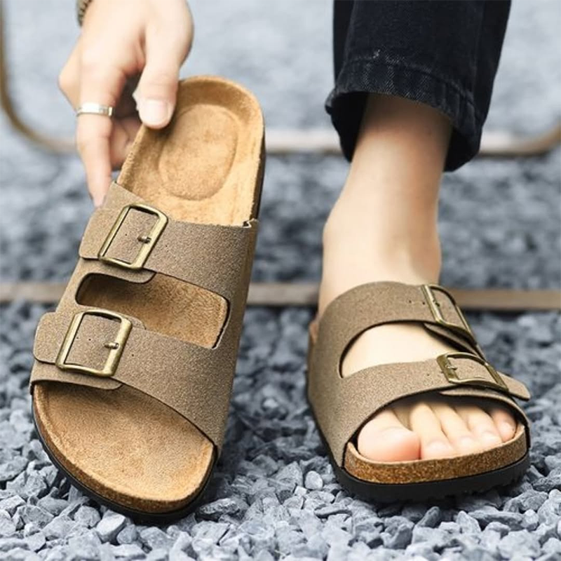 Men's Two-Strap Slides For All-Day Comfort & Versatile Styling