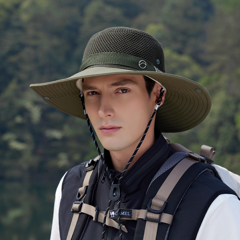 【24-Hour Shipping Out】Men's Wide Brim UPF50+ Breathable Fishing Hat