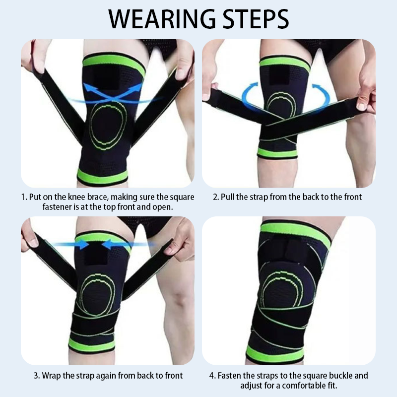 Men's Compression Knee Support Strap - Breathable Patella Band