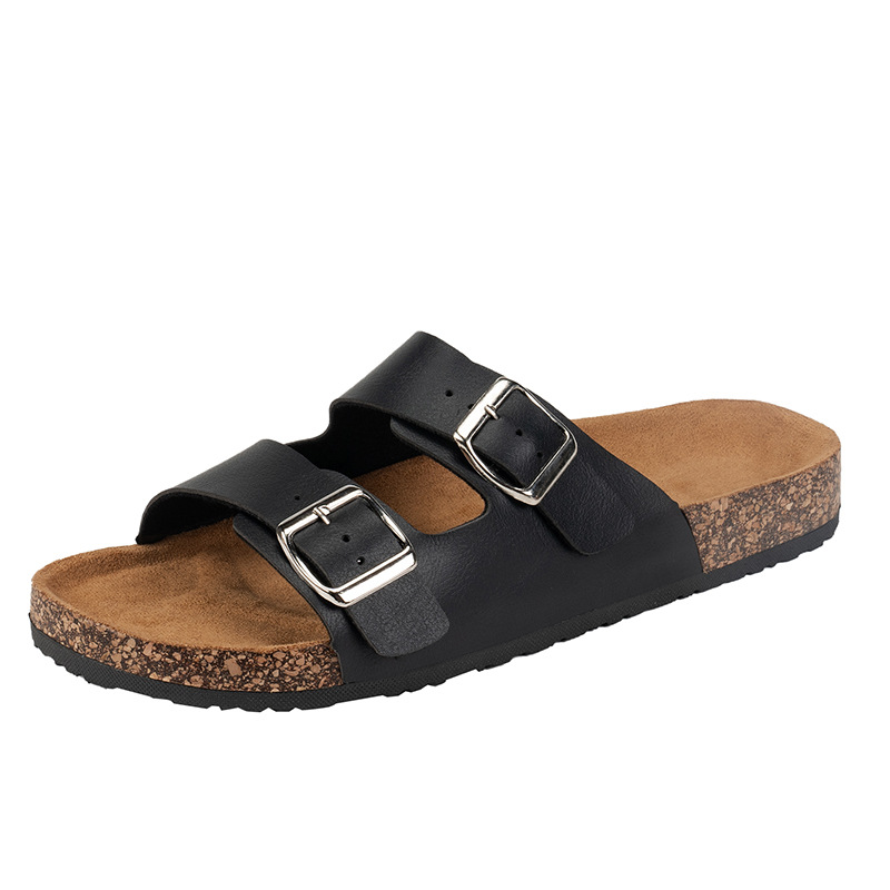 Men's Classic Cork Beach Slippers - Non-slip Comfort