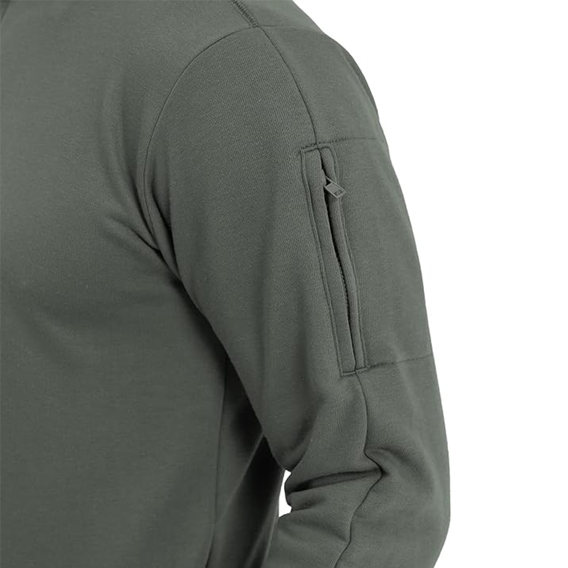 Men's USA Flag Graphic Pocket Pullover American Patriotic 1/4 Zip Stand Collar Long Sleeve Sweatshirts