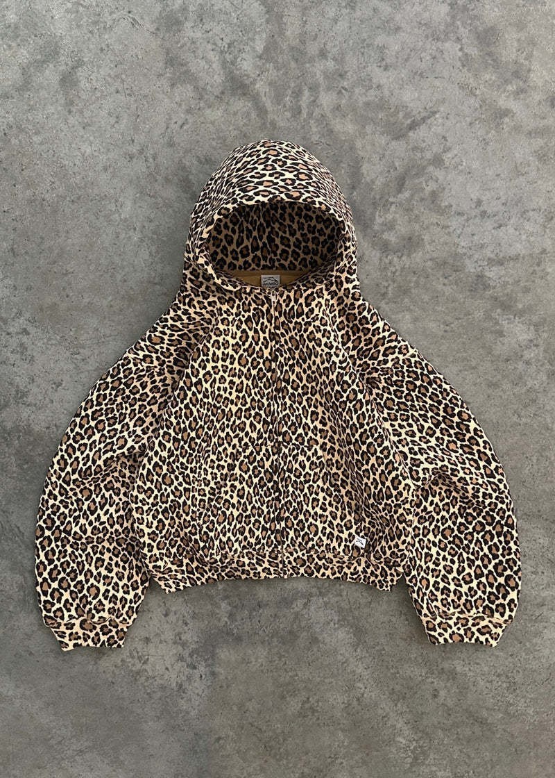 Y2K Vintage Leopard Print Hoodie – Couples Harajuku Hip-Hop Zip & Pullover Sweatshirt, Streetwear Style for Unisex