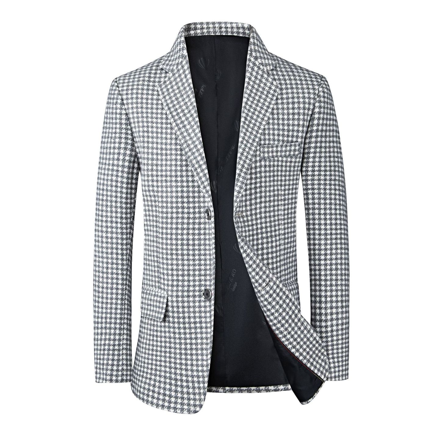 Men’s Casual Plaid Blazer Jacket for Spring and Fall | Slim Fit Stylish Versatile Suit Coat for Business and Leisure