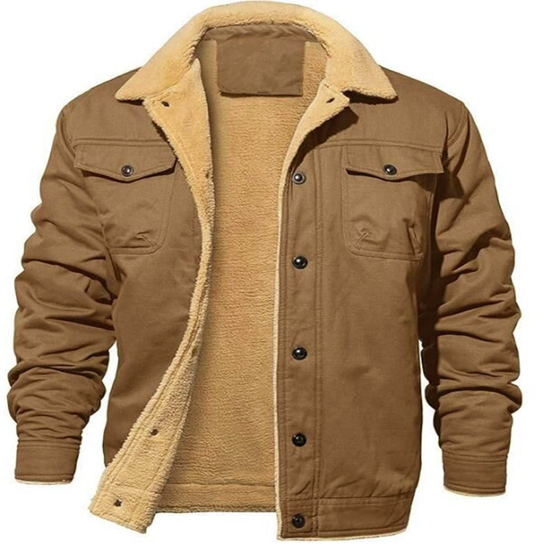 Men's Padded Cargo Casual Jacket
