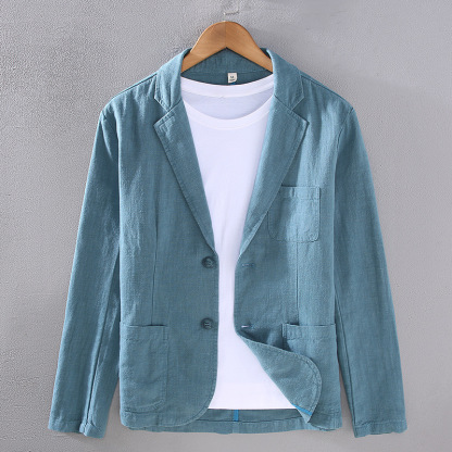 Cotton-Linen Formal Jacket