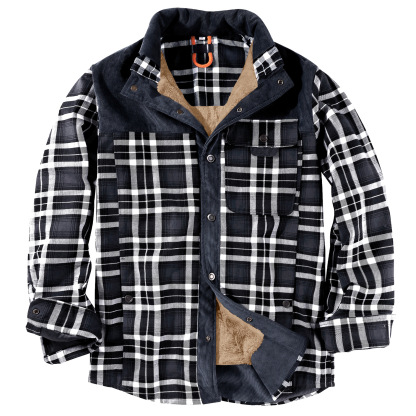 Men's Plaid Thermal Jacket