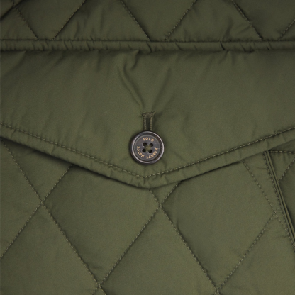 Men's Quilted Workwear Jacket, Classic Old Money Style Winter Coat