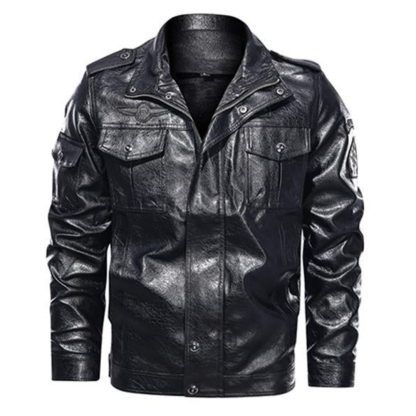 MEN’S CASUAL LEATHER JACKET