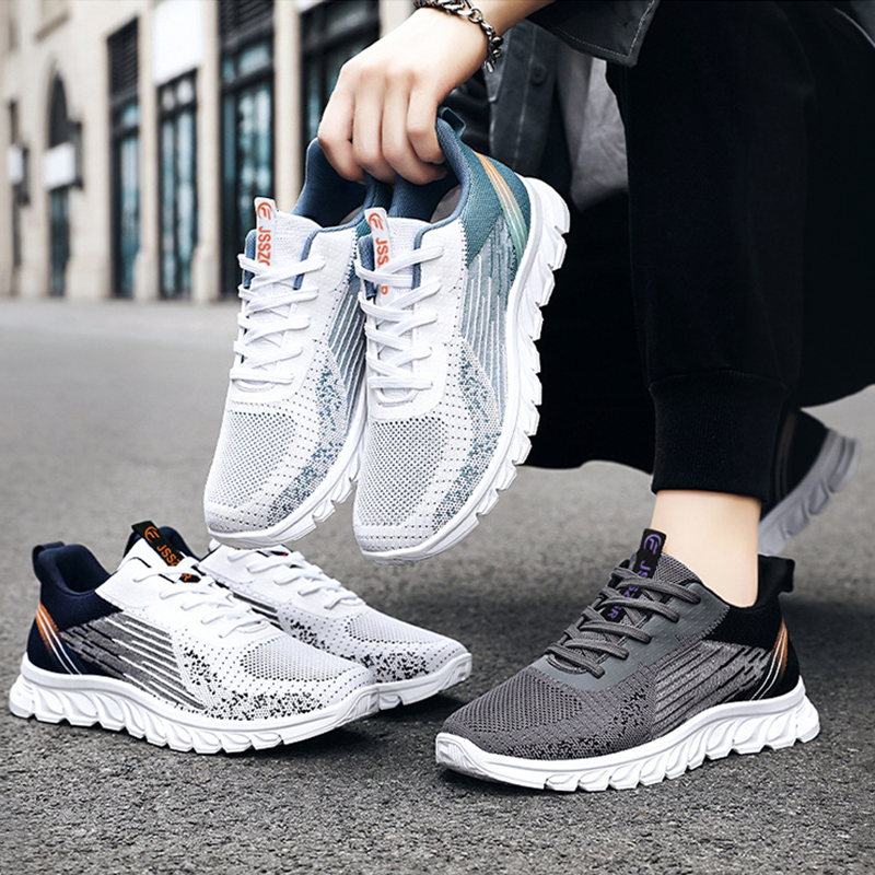 Mens Running Shoes Air Cushion Fashion Sneakers Breathable Tennis Walking Casual Gym Shoes Men