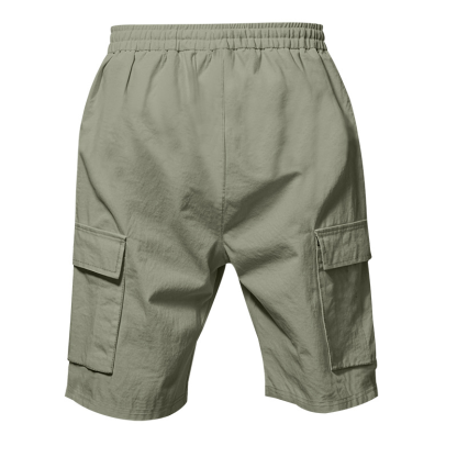 Men's Linen Multi-Pocket Cargo Shorts