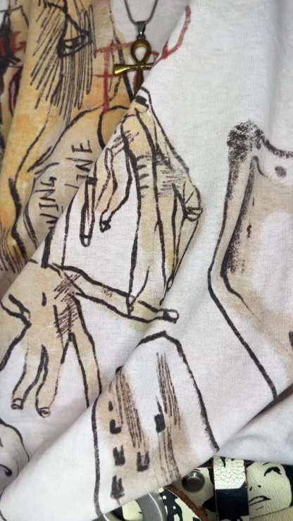 Vintage American Scimitar-Cut Washed Denim Pants | Unisex Loose-Fit Wide-Leg Jeans for Summer Streetwear