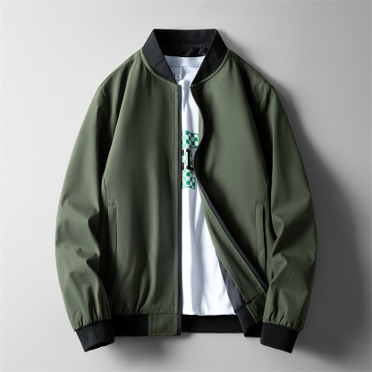 Men’s Flight Jacket For Autumn And Winter