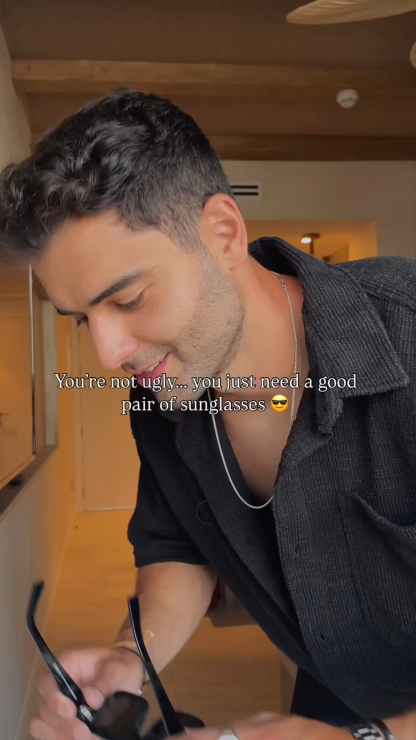 Square UV Protection Sunglasses For Men And Women Lightweight Unisex Classic Sunglasses