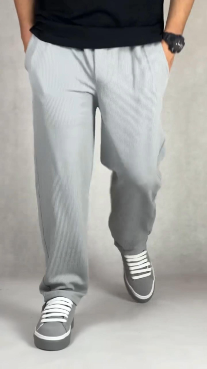 Men's Corduroy Casual Versatile Loose Trousers Cool And Breathable