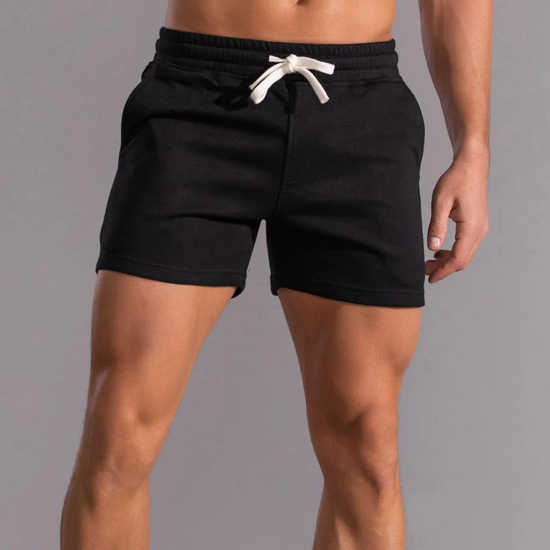 Men's Cotton Fitness Sports Shorts