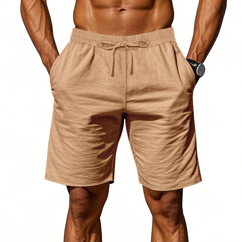 Men's Linen Summer Vacation Beach Shorts