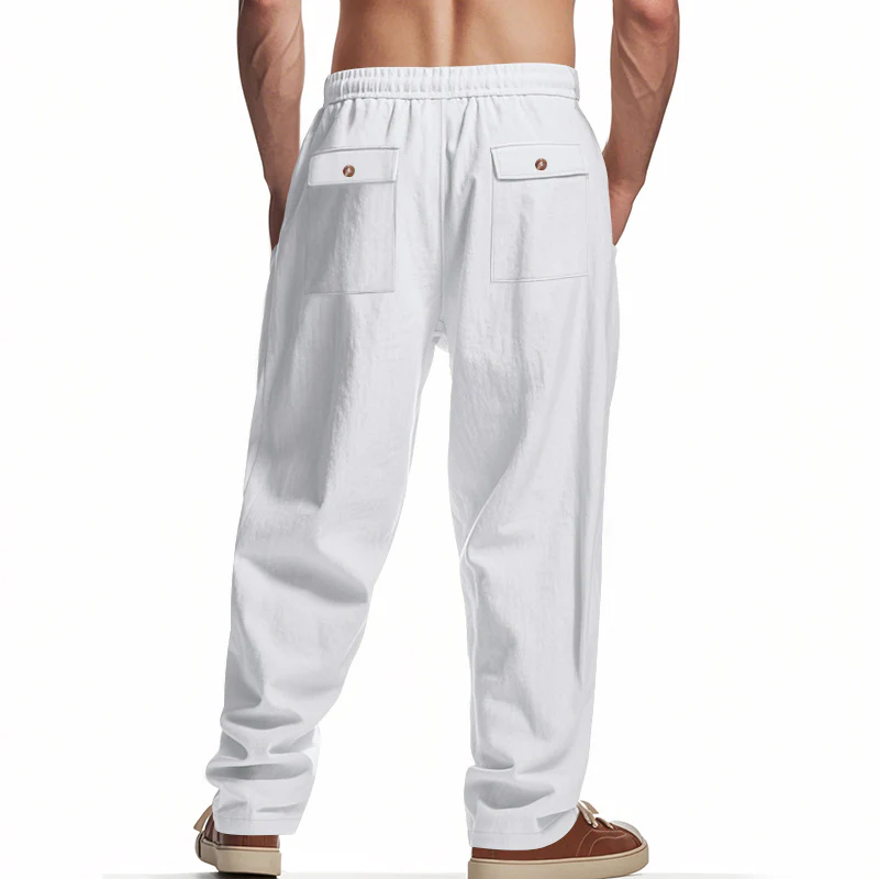 Men's Summer Loose Solid Color Casual Pants