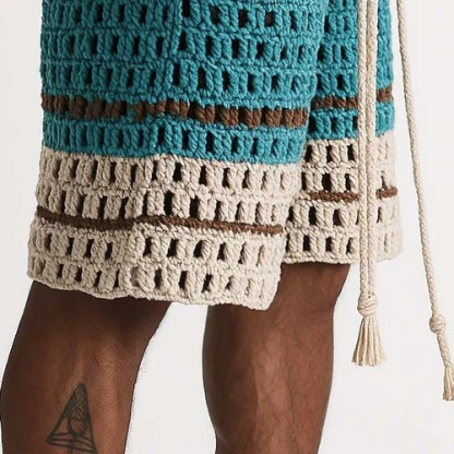 Men's Holiday Braided Beach Shorts