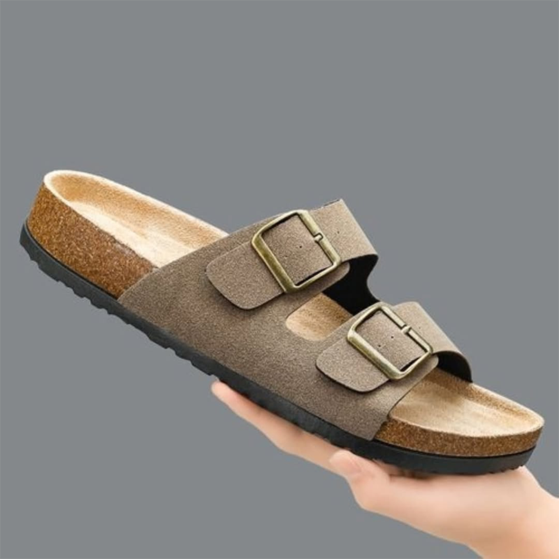 Men's Two-Strap Slides For All-Day Comfort & Versatile Styling