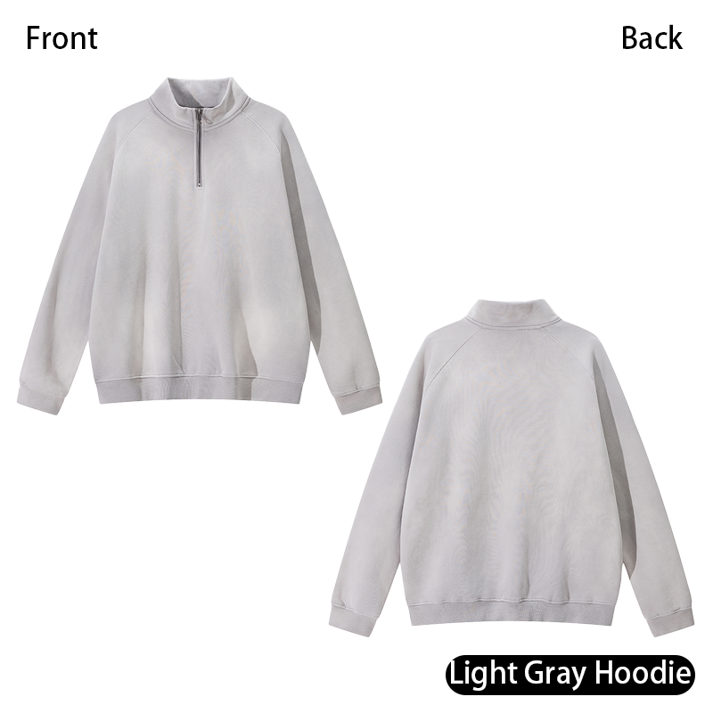 Retro Heavyweight Casual Sports Suit, 420GSM Vintage Zipper Hoodie and Sweatpants, Washed and Distressed Unisex Sportswear, Warm and Comfortable for Transitional Seasons