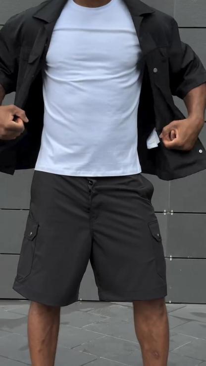 Men's Summer Casual Solid Color Shorts Versatile