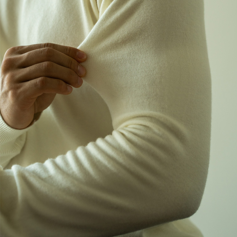 Men's Fall and Winter Essential Crewneck Sweater, Comfortable Tencel Wool Blend Knit, Machine Washable, Casual Crew Neck Pullover