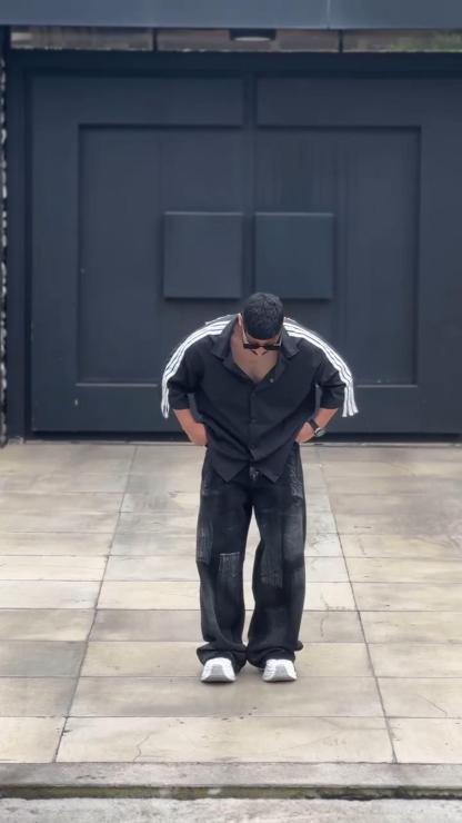 Men's Summer Thin Street Trend Loose Straight Casual Trousers