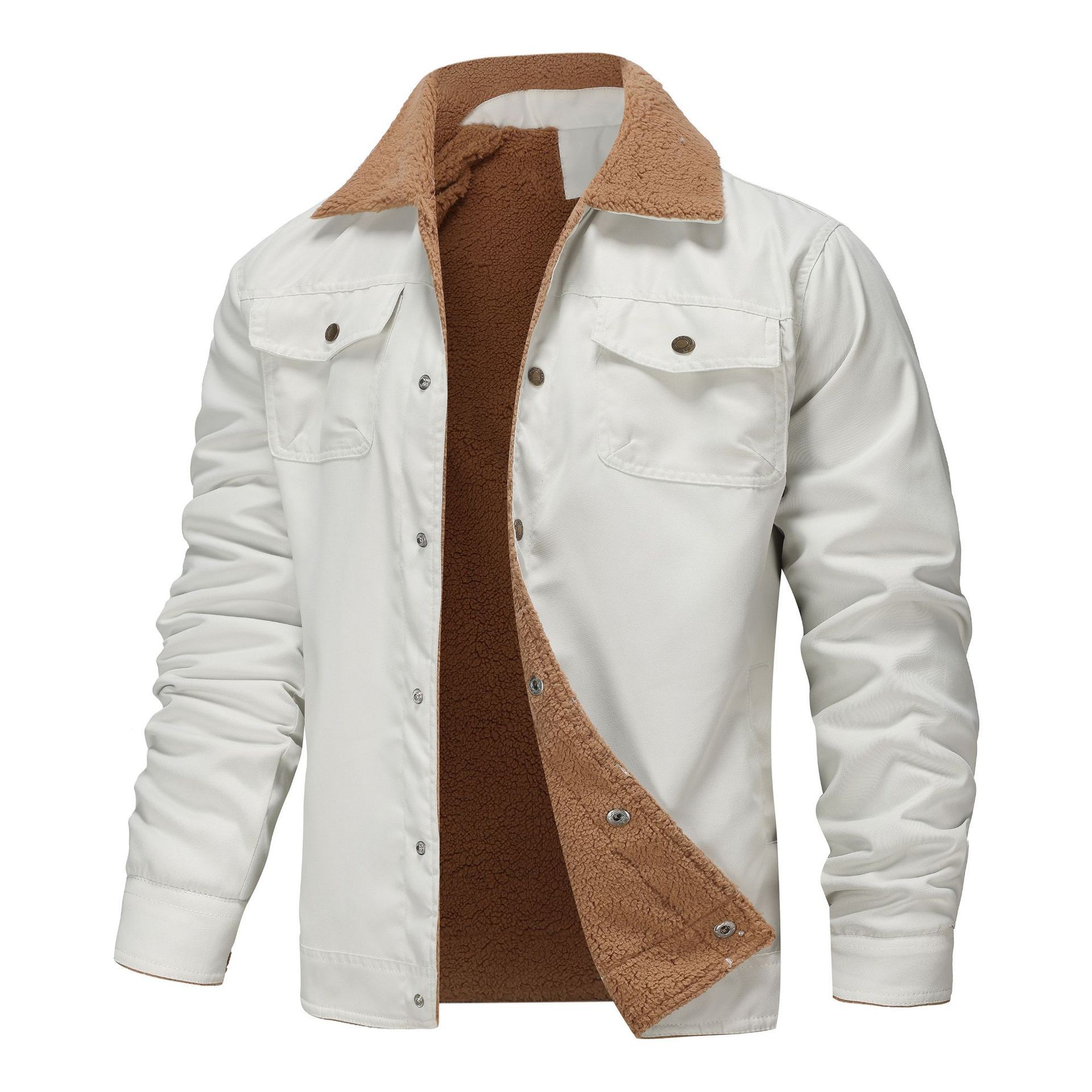 Men's Padded Cargo Casual Jacket