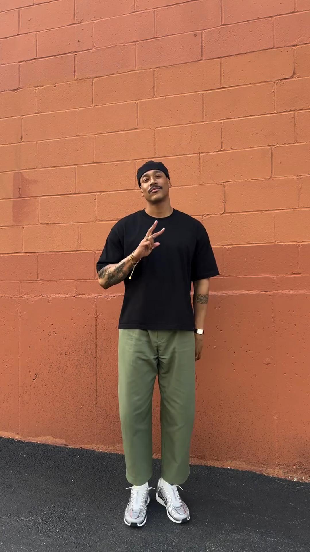 Men's Loose Casual Cropped Pants