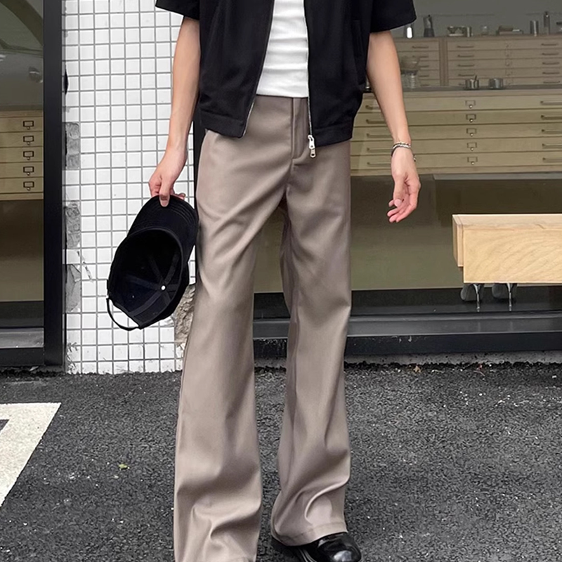 Men's Loose Wide Leg Pants, Casual Flared Pants, Wrinkle-free and Iron-free, Suitable For Daily Commuting and Business Casual Office