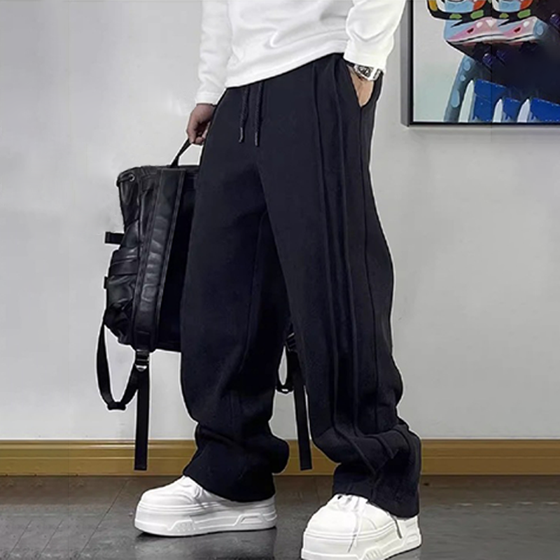 Men's Paneled Sweatpants, Vintage Joggers for Casual Wear