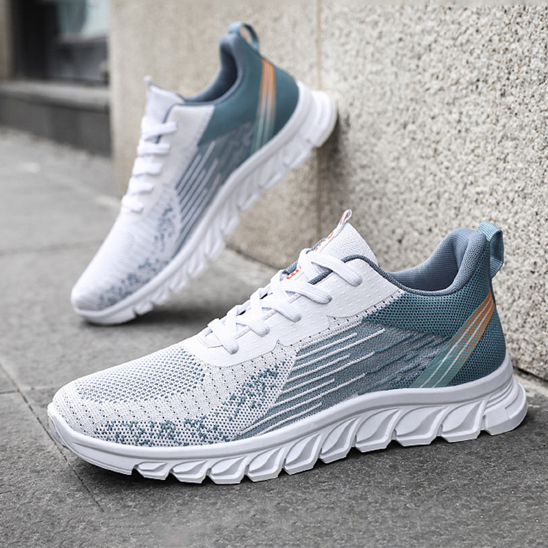 Mens Running Shoes Air Cushion Fashion Sneakers Breathable Tennis Walking Casual Gym Shoes Men