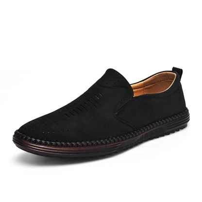 Men's Breathable Casual Derby Shoes, Lightweight Comfort, For Office & Daily Wear