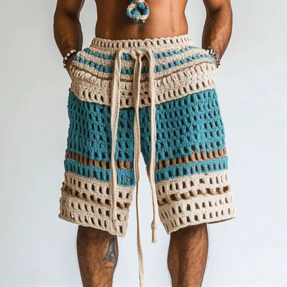 Men's Holiday Braided Beach Shorts