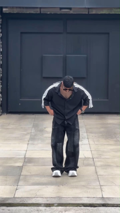 Men's Summer Thin Street Trend Loose Straight Casual Trousers